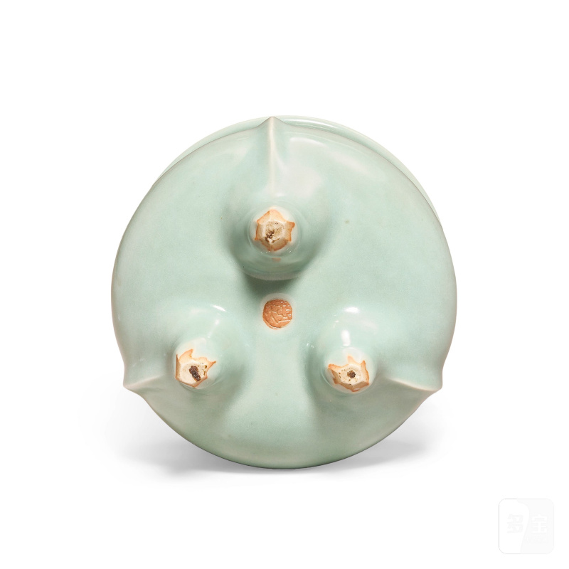 明治時代 青釉爐 | A CELADON-GLAZED INCENSE BURNER - 图3